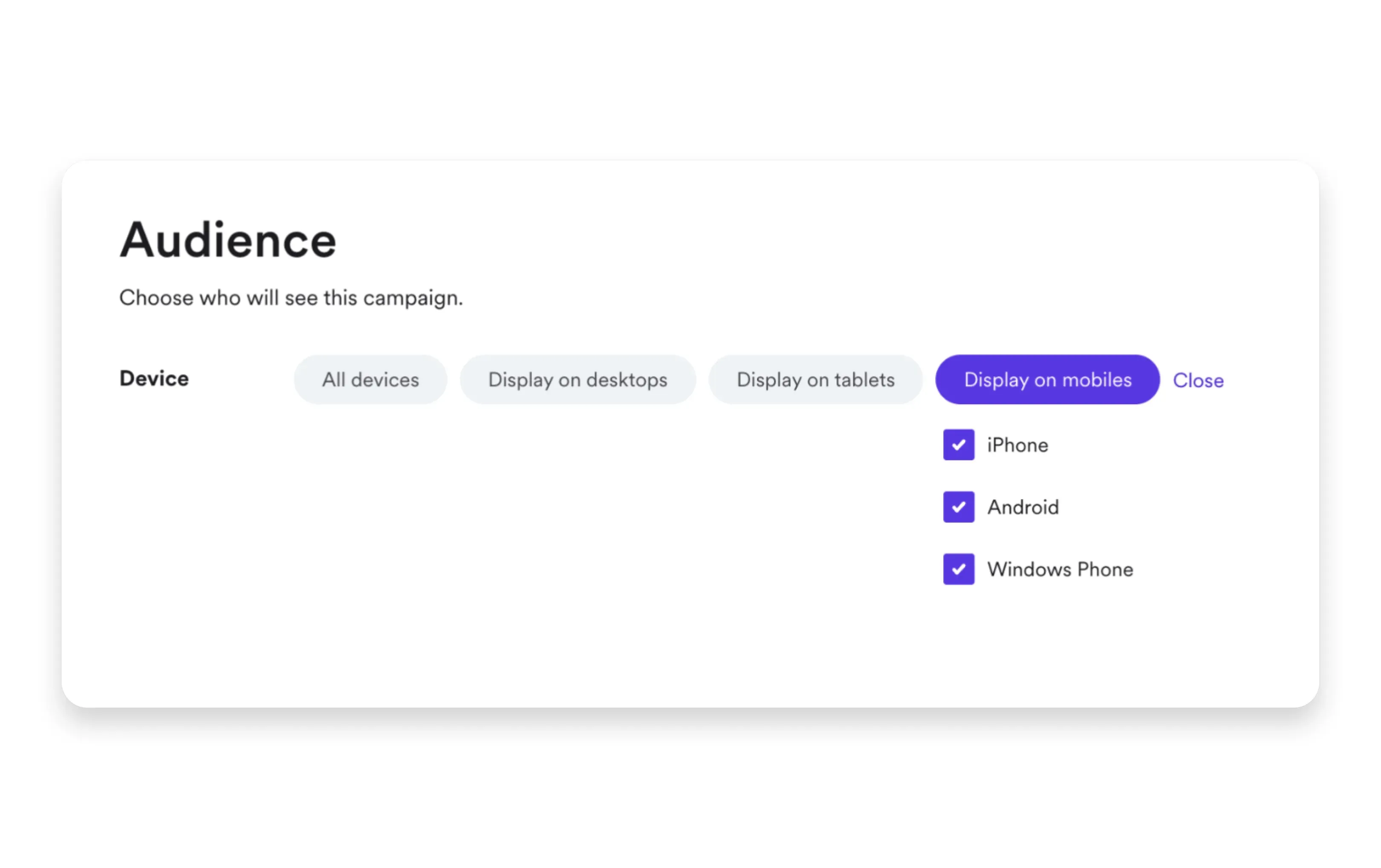 targeting audience