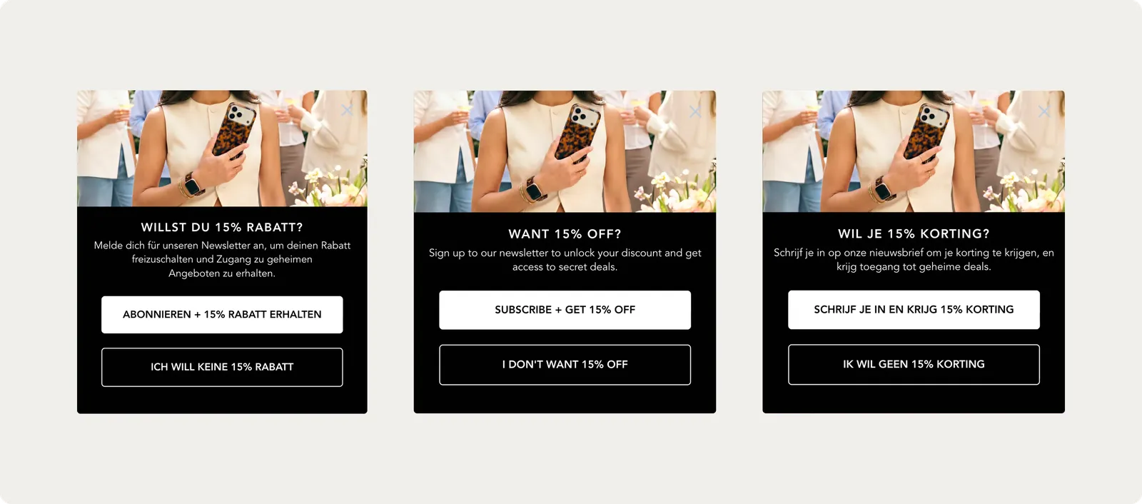 Ideal of Sweden capture campaign built for mobile across its markets