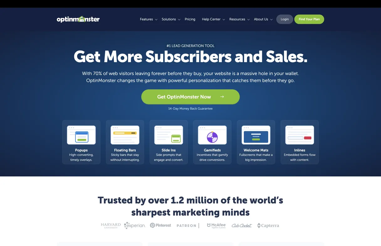 OptinMonster popup builder