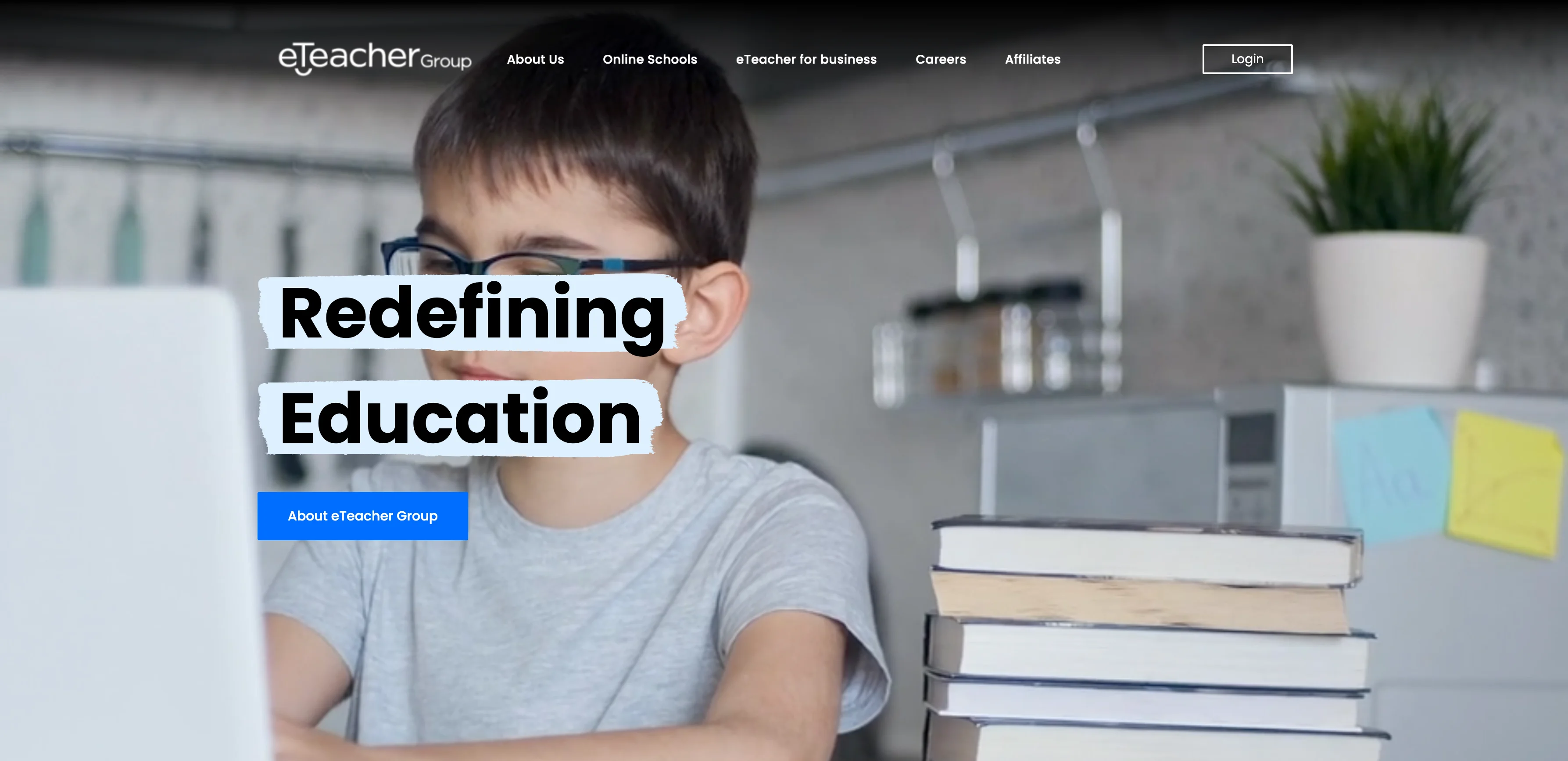 eTeacher Group homepage