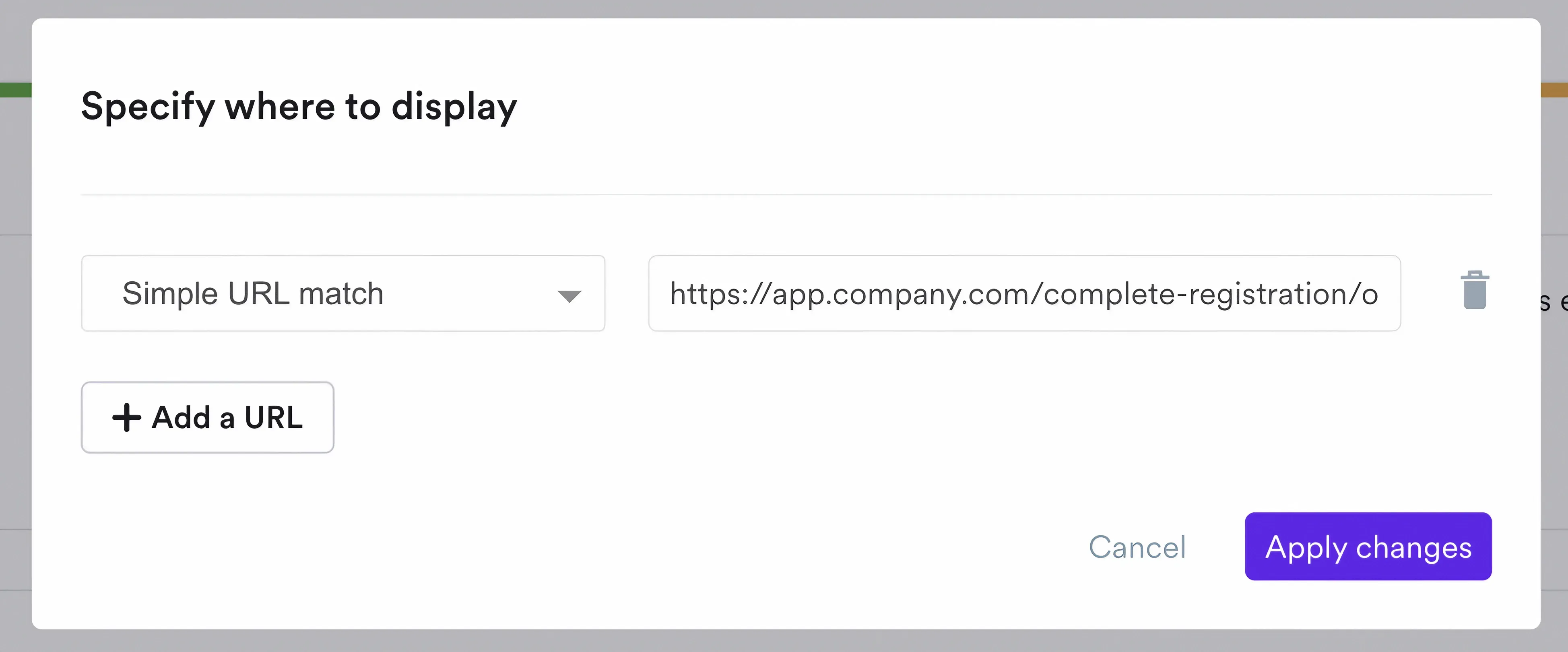 display setting
