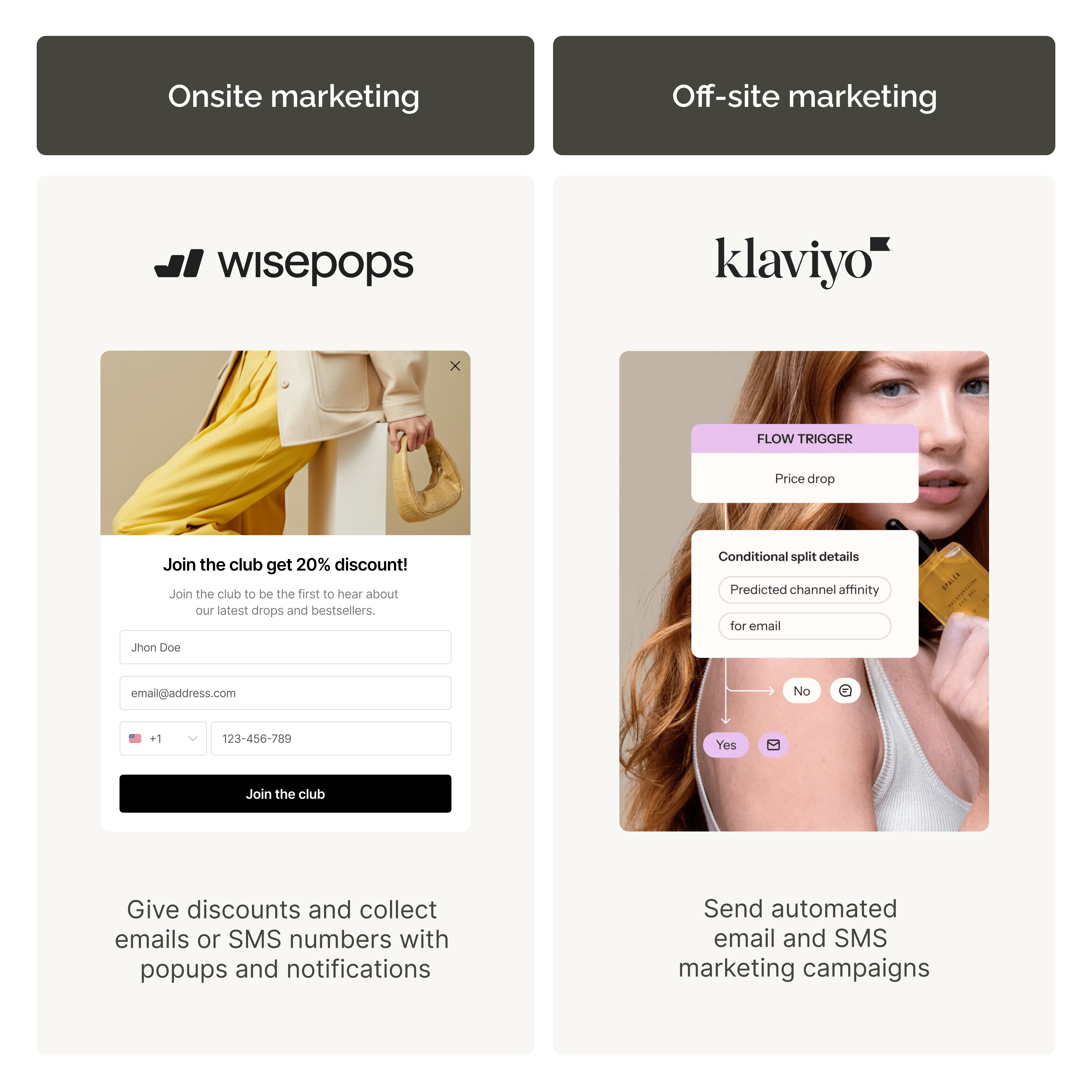 wisepops and klaviyo as shopify strategy