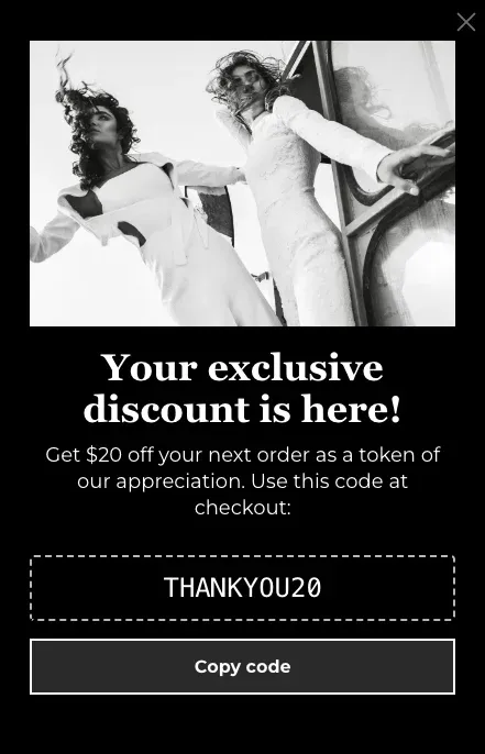popup template Black Friday