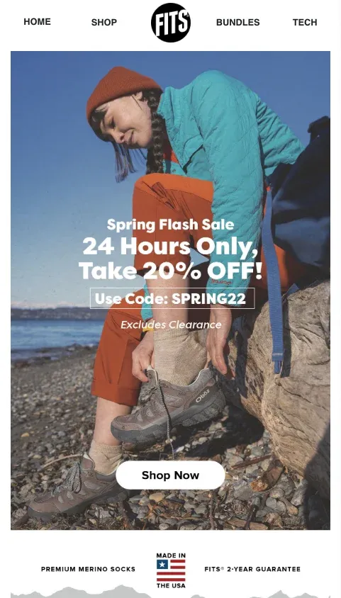 flash sale email 2