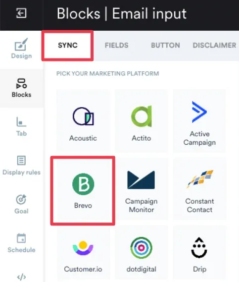 integrating brevo