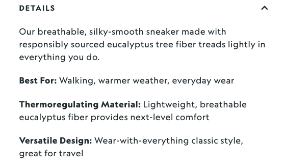 product description example