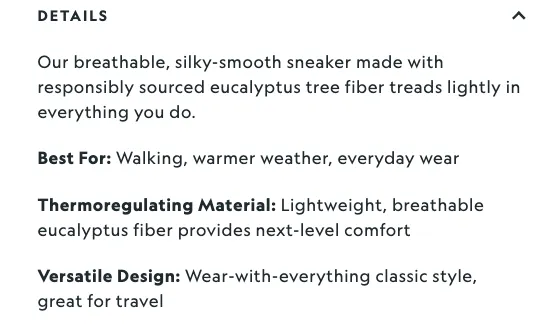 product description example