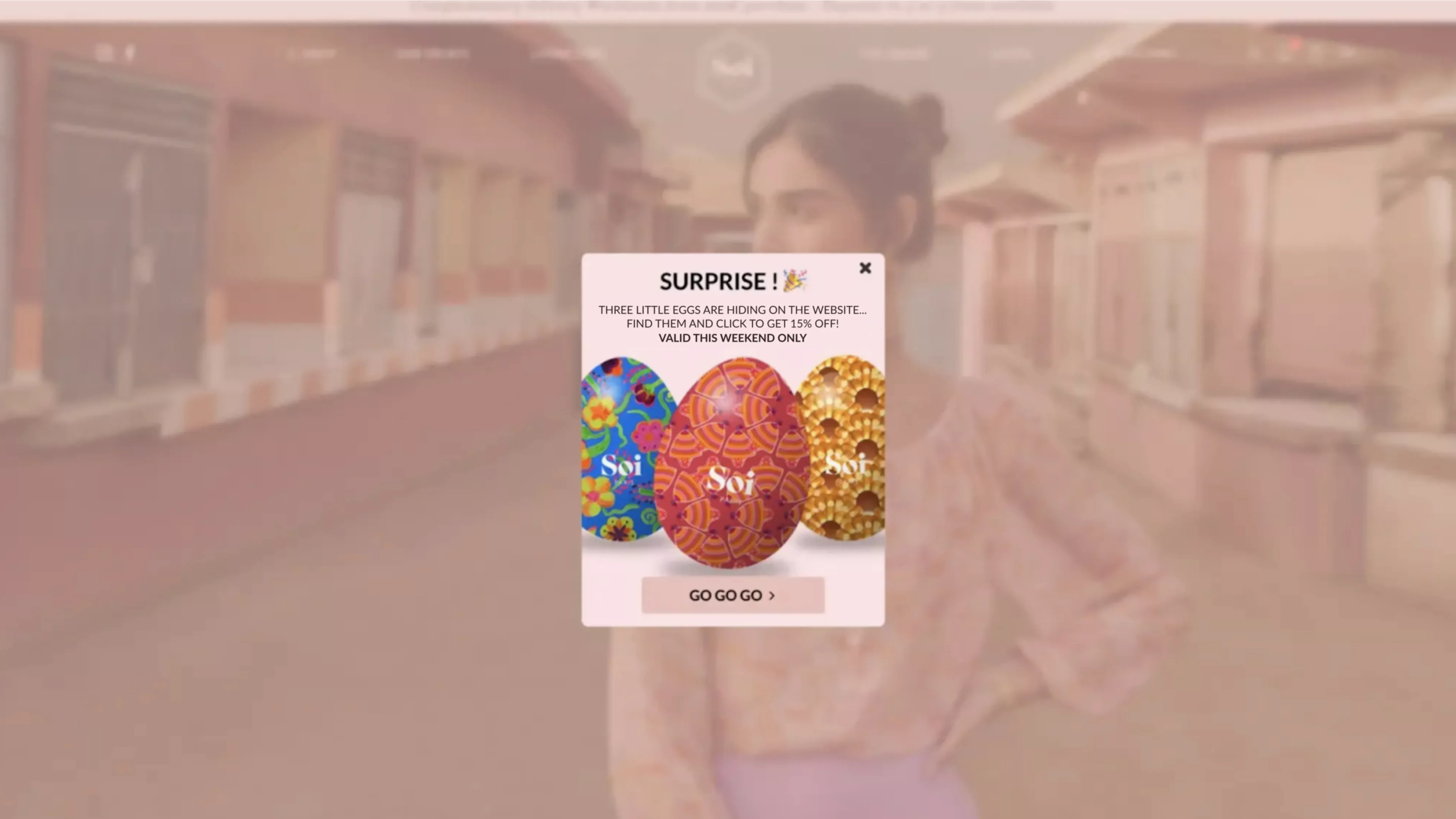 soi paris popup campaign welcome