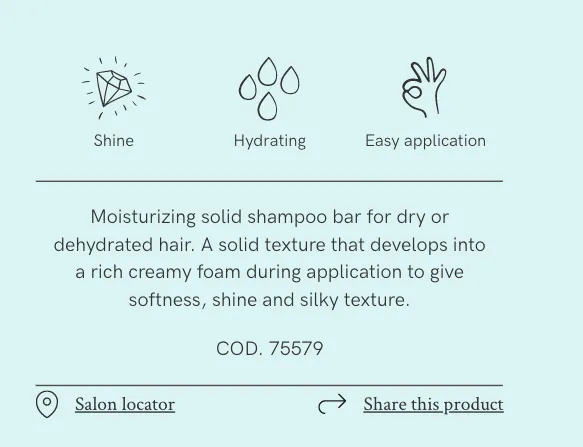 Davines shampoo copywriting