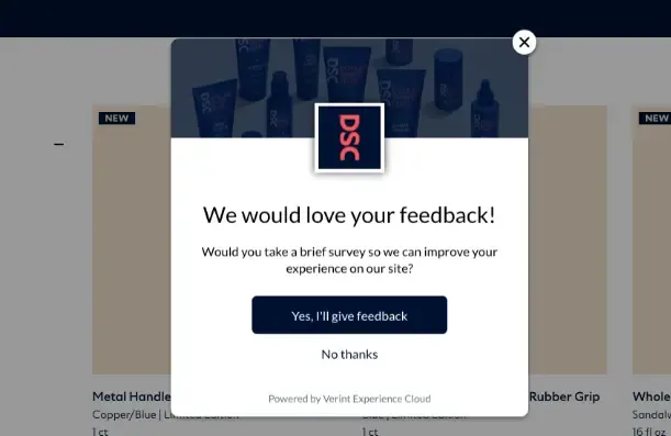 feedback form