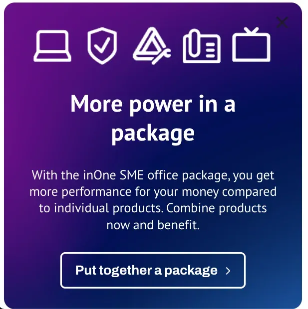 package upsell campaign