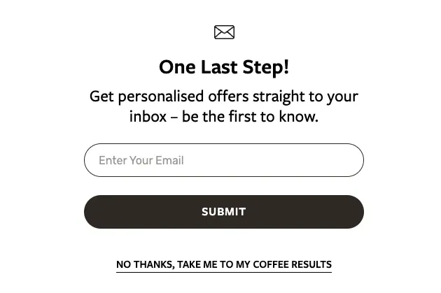 form in a quiz