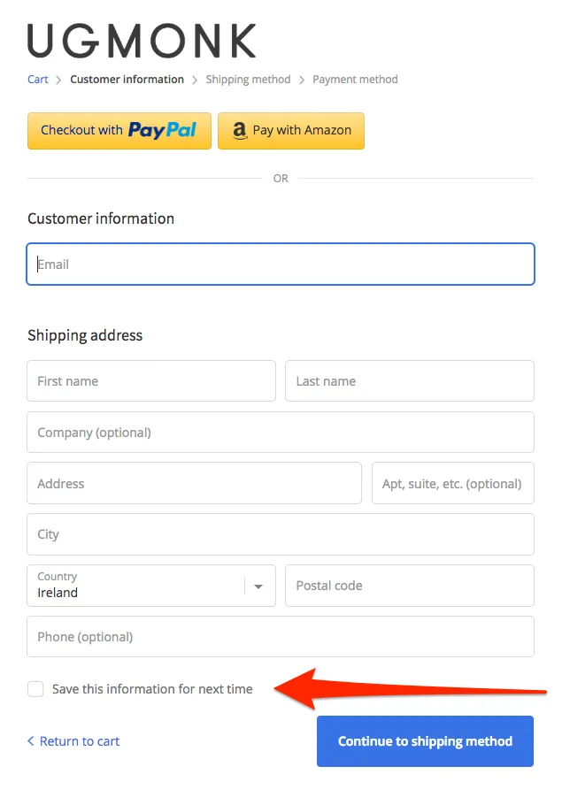 good ecommerce checkout