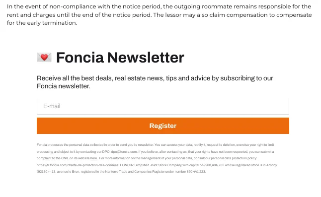 newsletter lead gen campaign