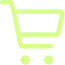 Lime-green shopping cart icon on a dark navy background.