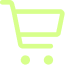 Lime-green shopping cart icon on a dark navy background.