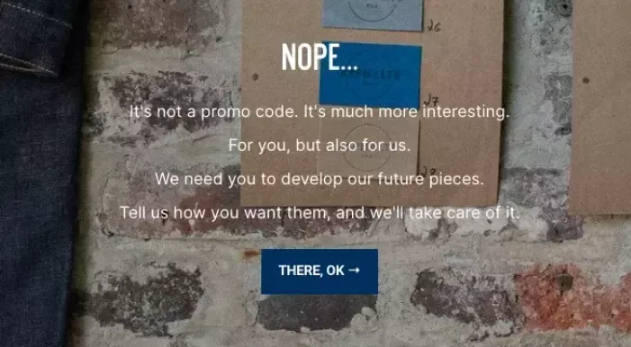 popup copy