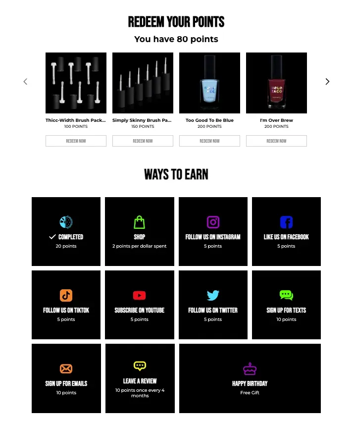 ways to get loyalty points