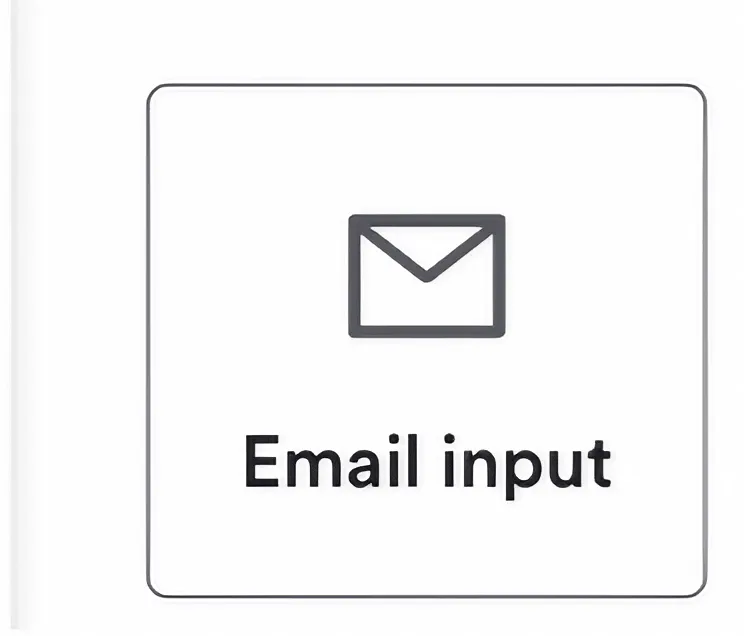 email input block