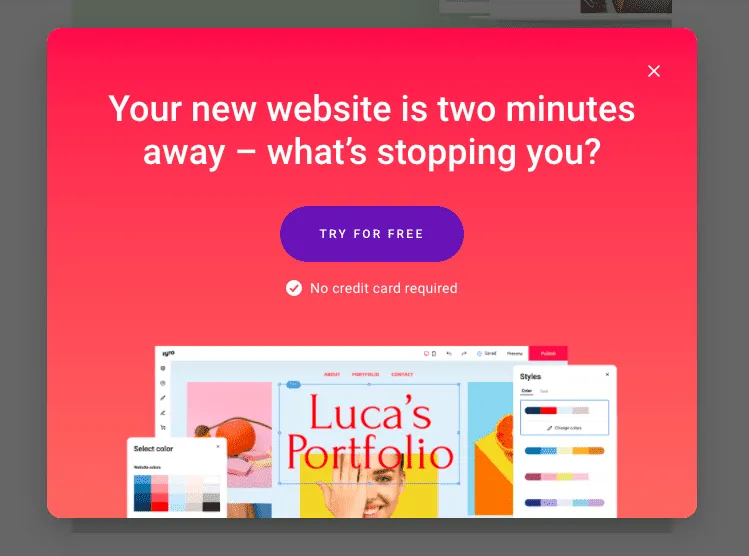 Free trial lead magnet