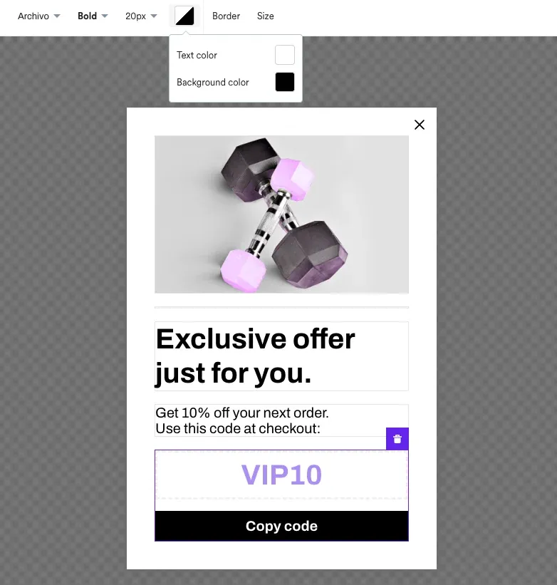 customization of woocommerce popup