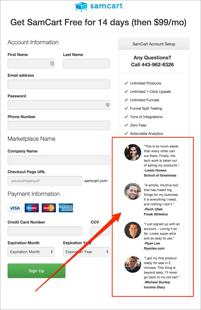 checkout with photos in ecommerce
