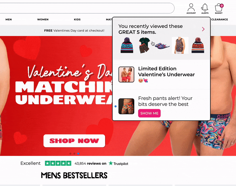 ai product recommendations wishlist