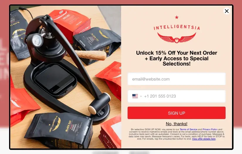 intelligensia popup