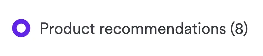 product recommendations choice