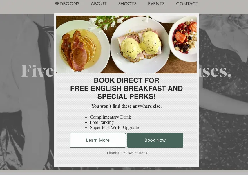 free breakfast promo campaign