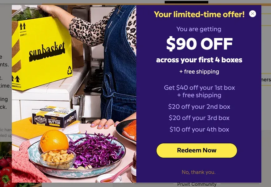 increase aov with limited time offer