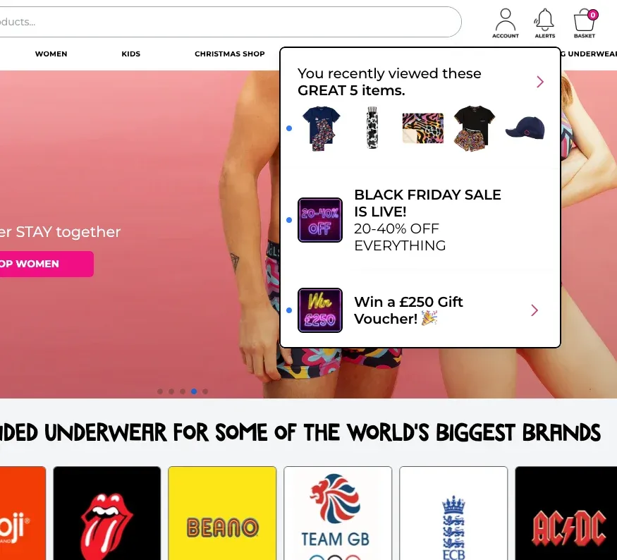 personalized product recommendations