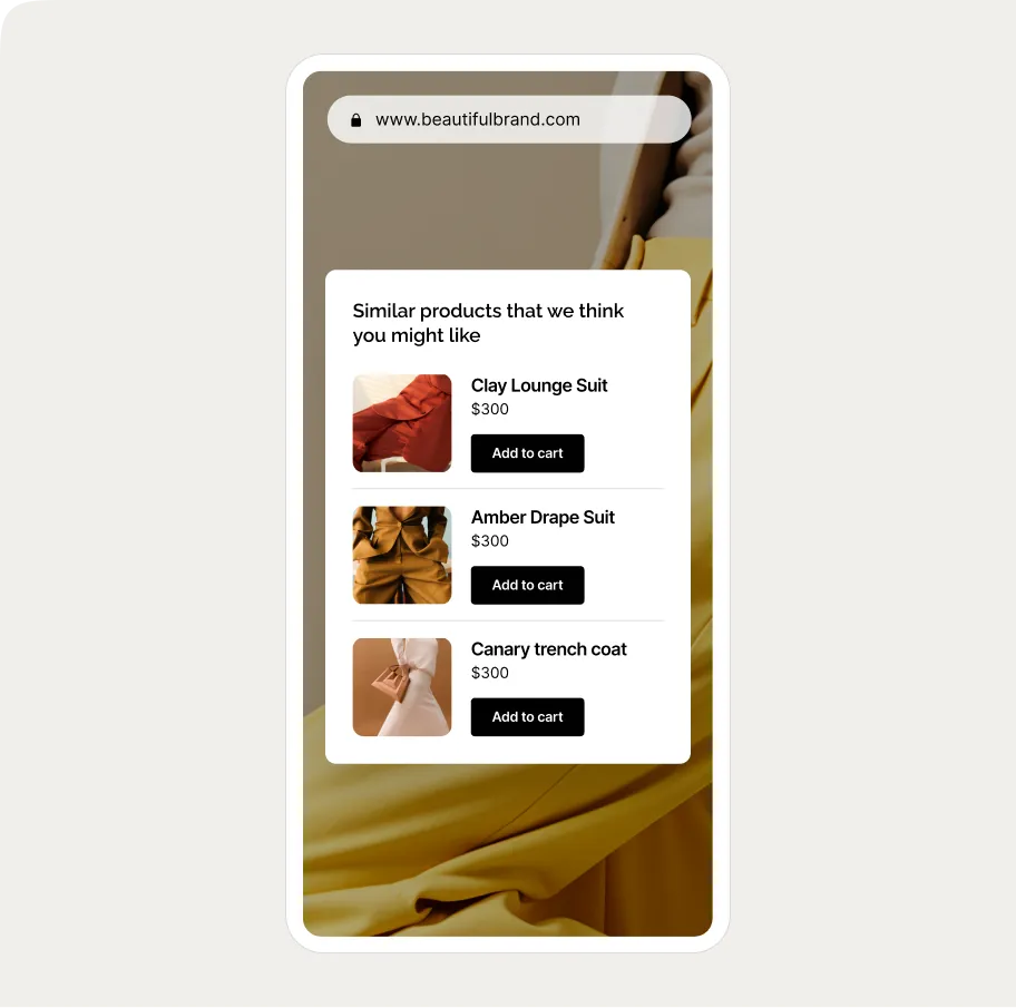 product recos