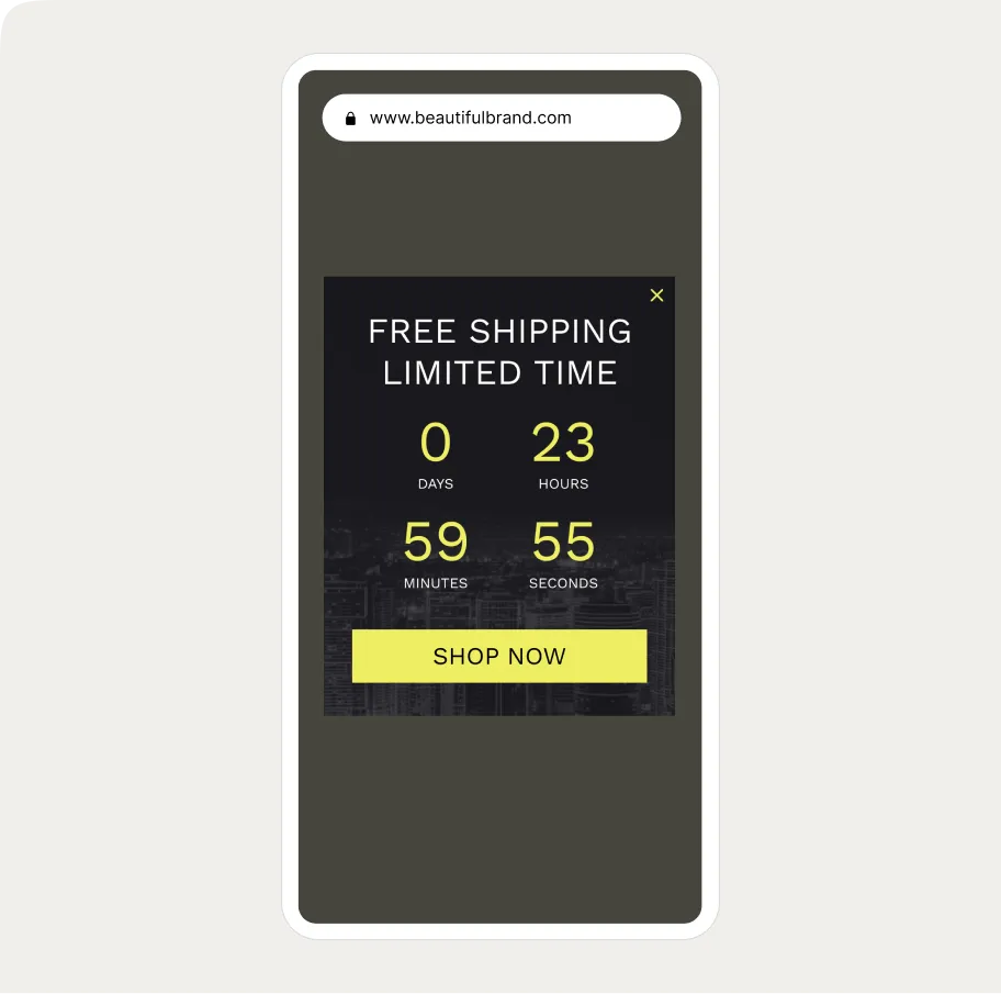 welcome free shipping