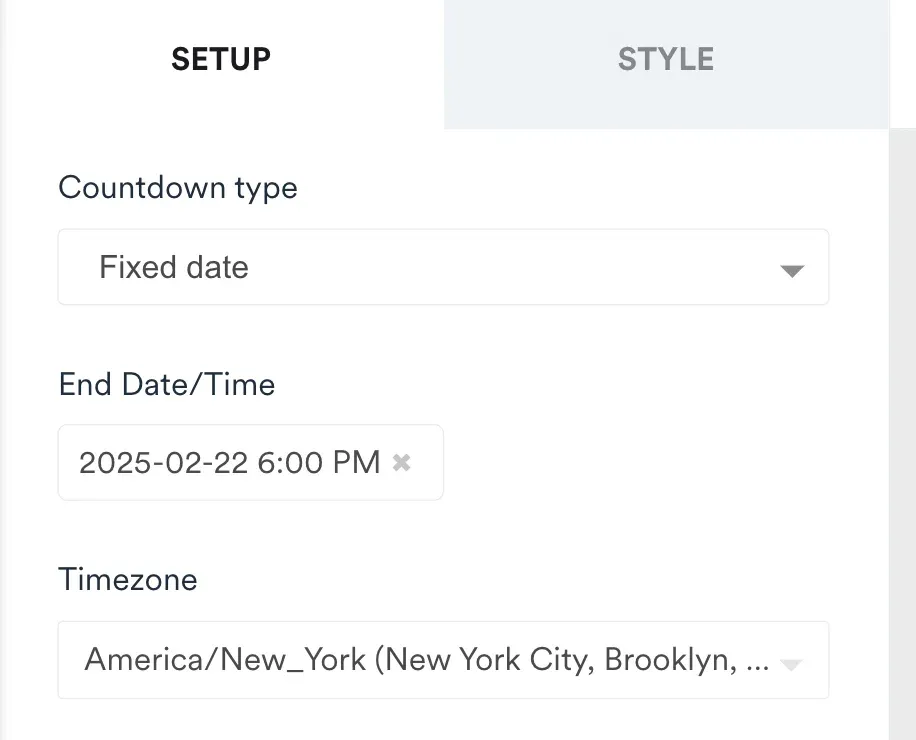 changing date and time