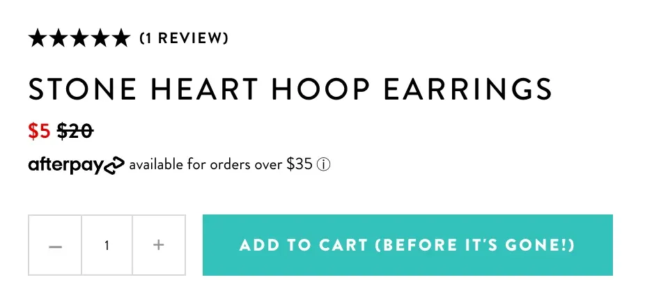 creative copy on cta button