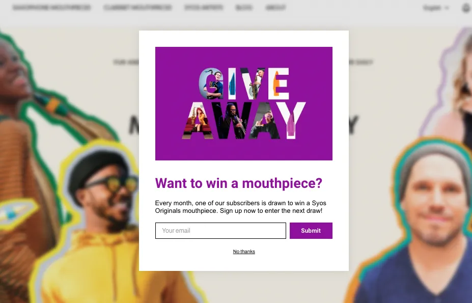 giveaway campaign