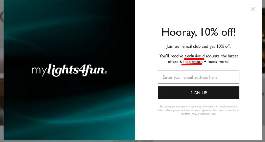 power words example in marketing