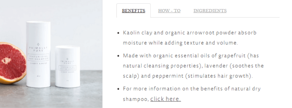 black friday product copy