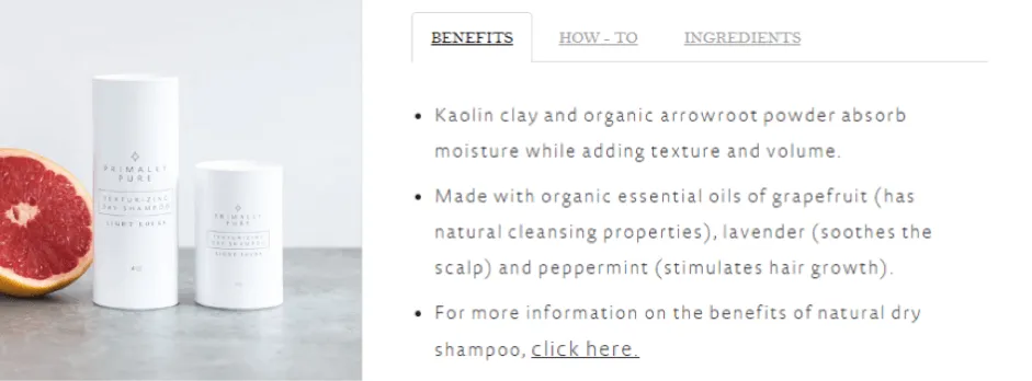 black friday product copy