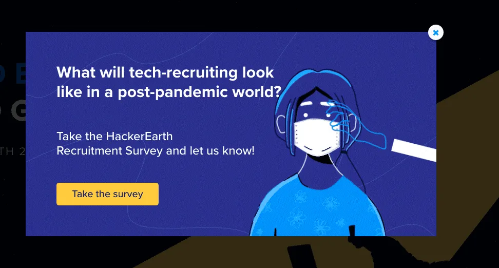 Survey lead magnet example