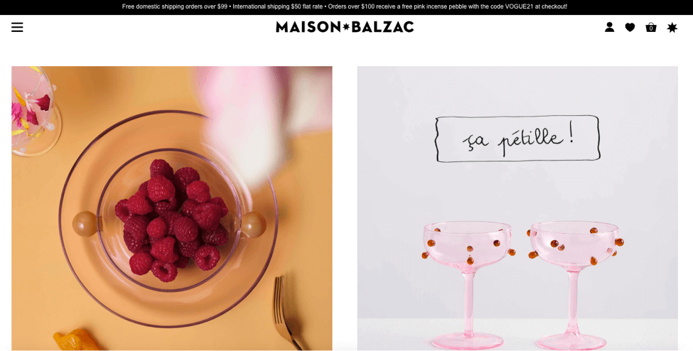 Maison Balzac success story shopify