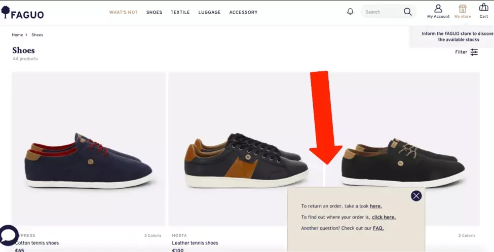 popups for customer support 