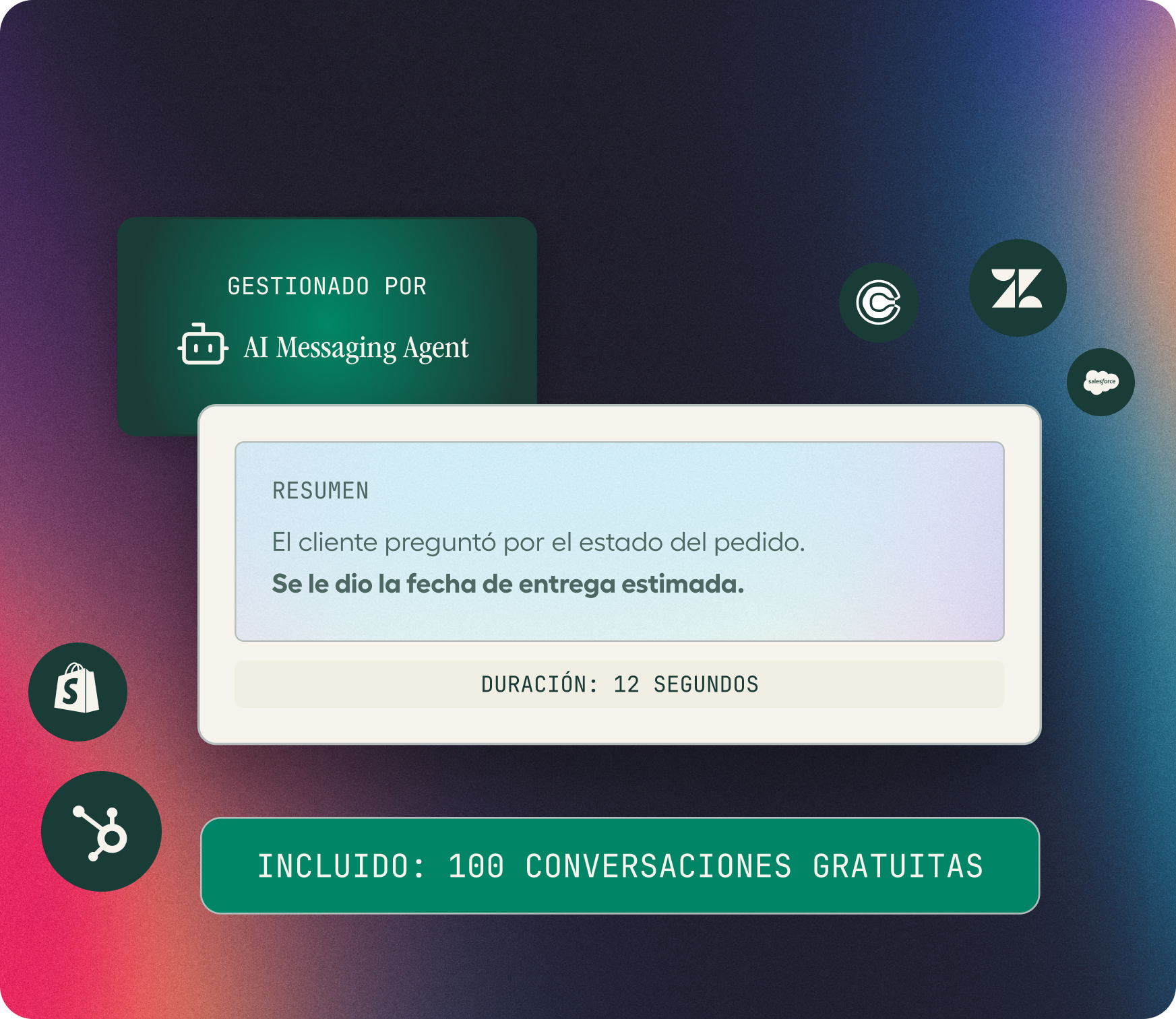 Mensajes entrantes, gestionados.
