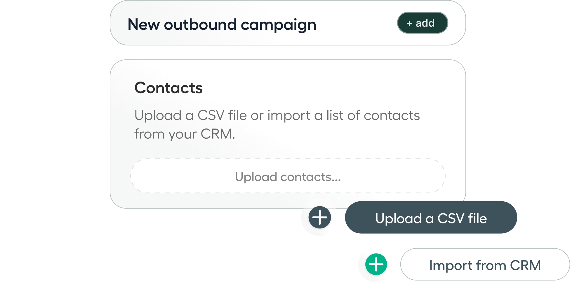 Lists ready in minutes with CSV or native HubSpot import