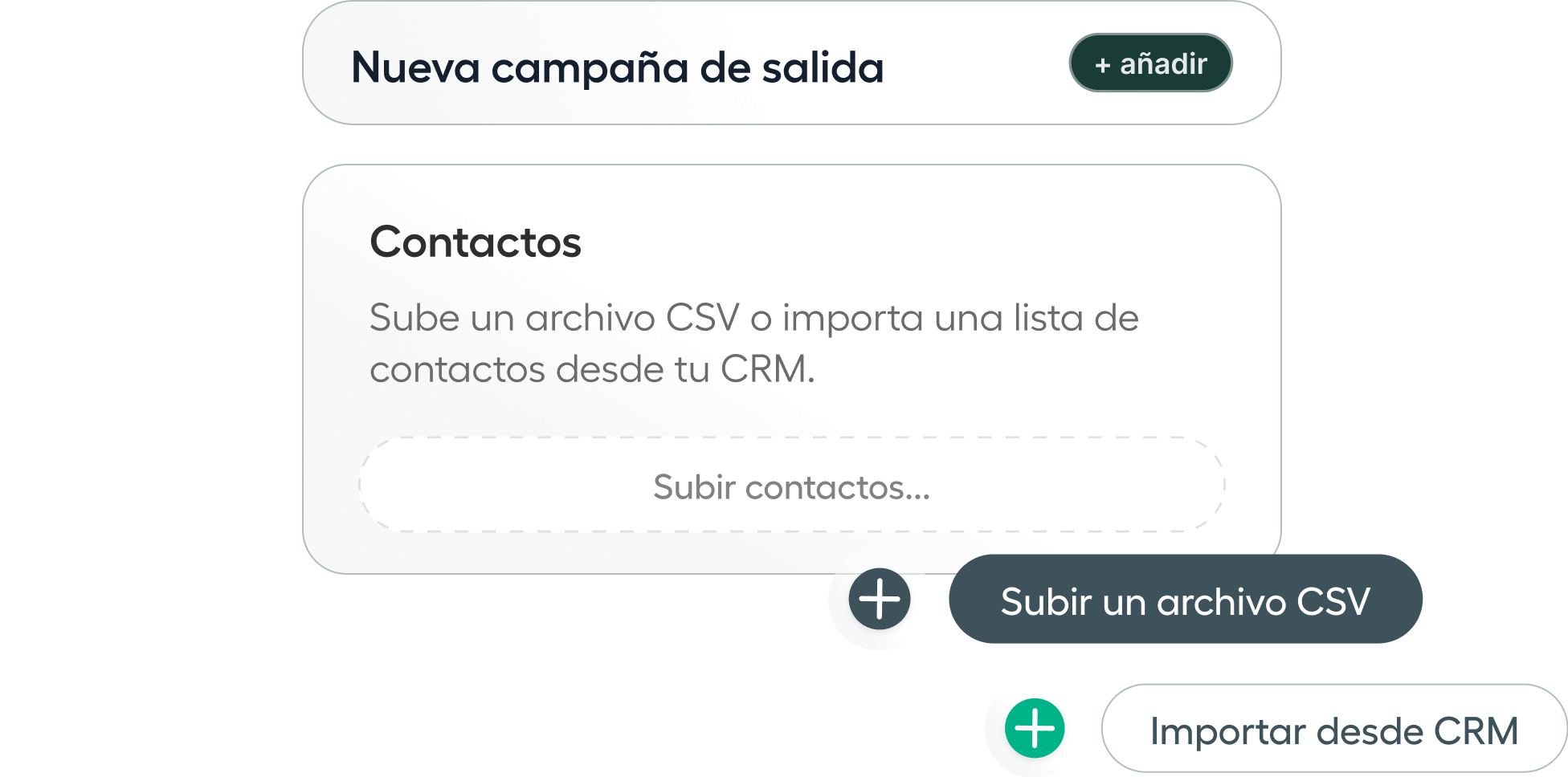 Lists ready in minutes with CSV or native HubSpot import