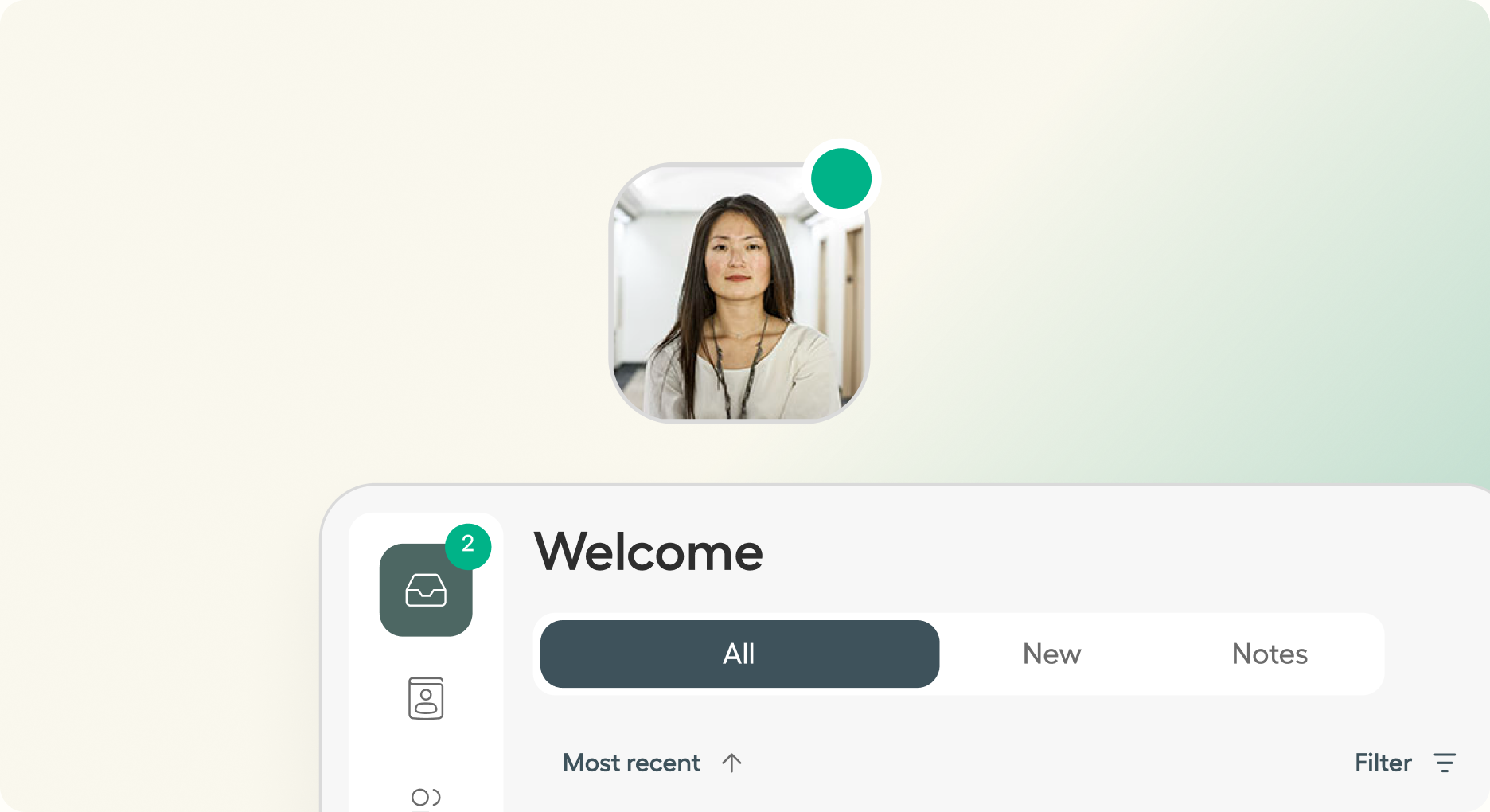 The Aircall welcome inbox