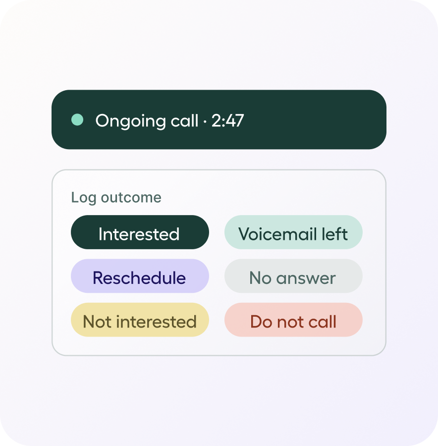 Tracking outbound efficiency