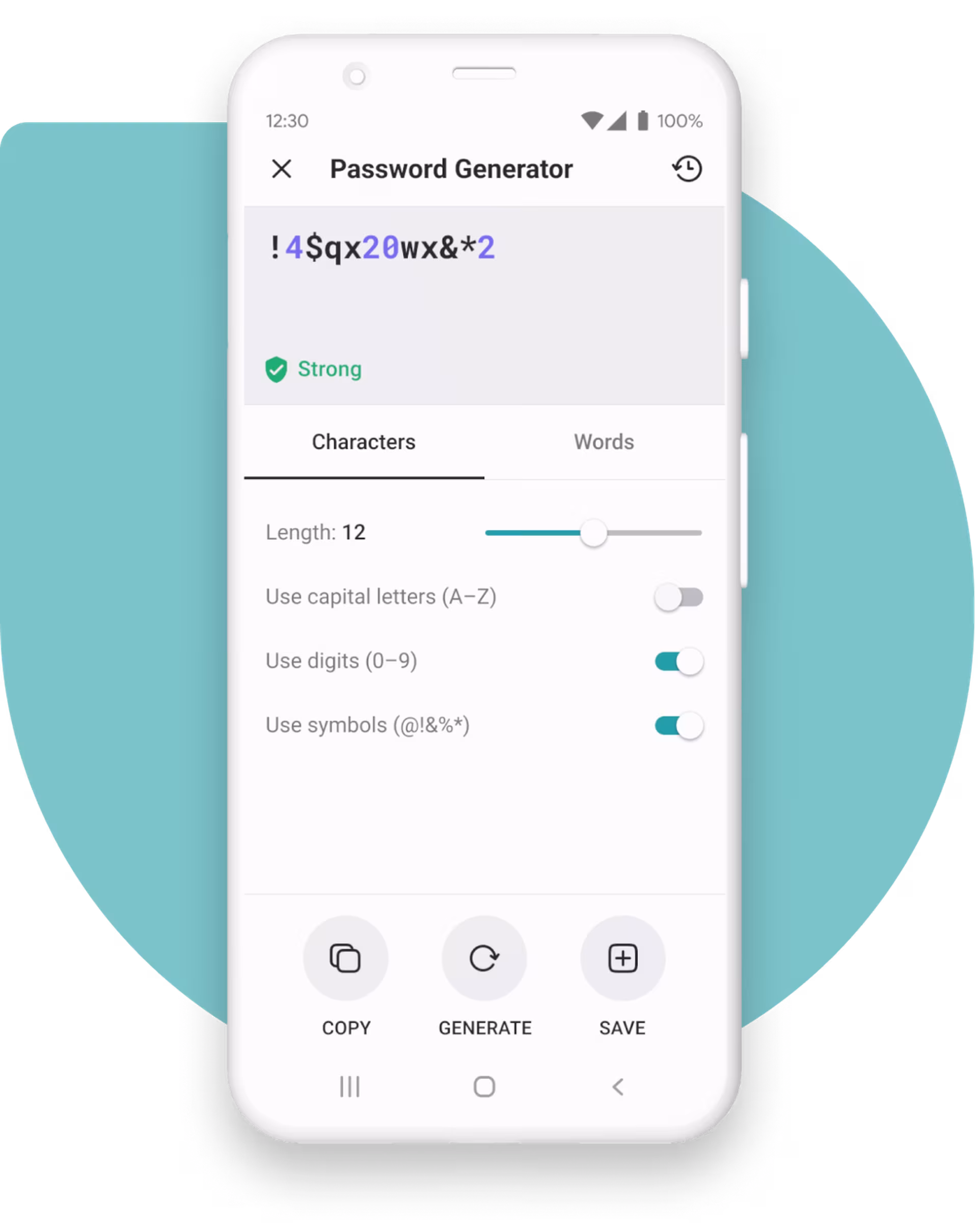 Nordpass password generator feature