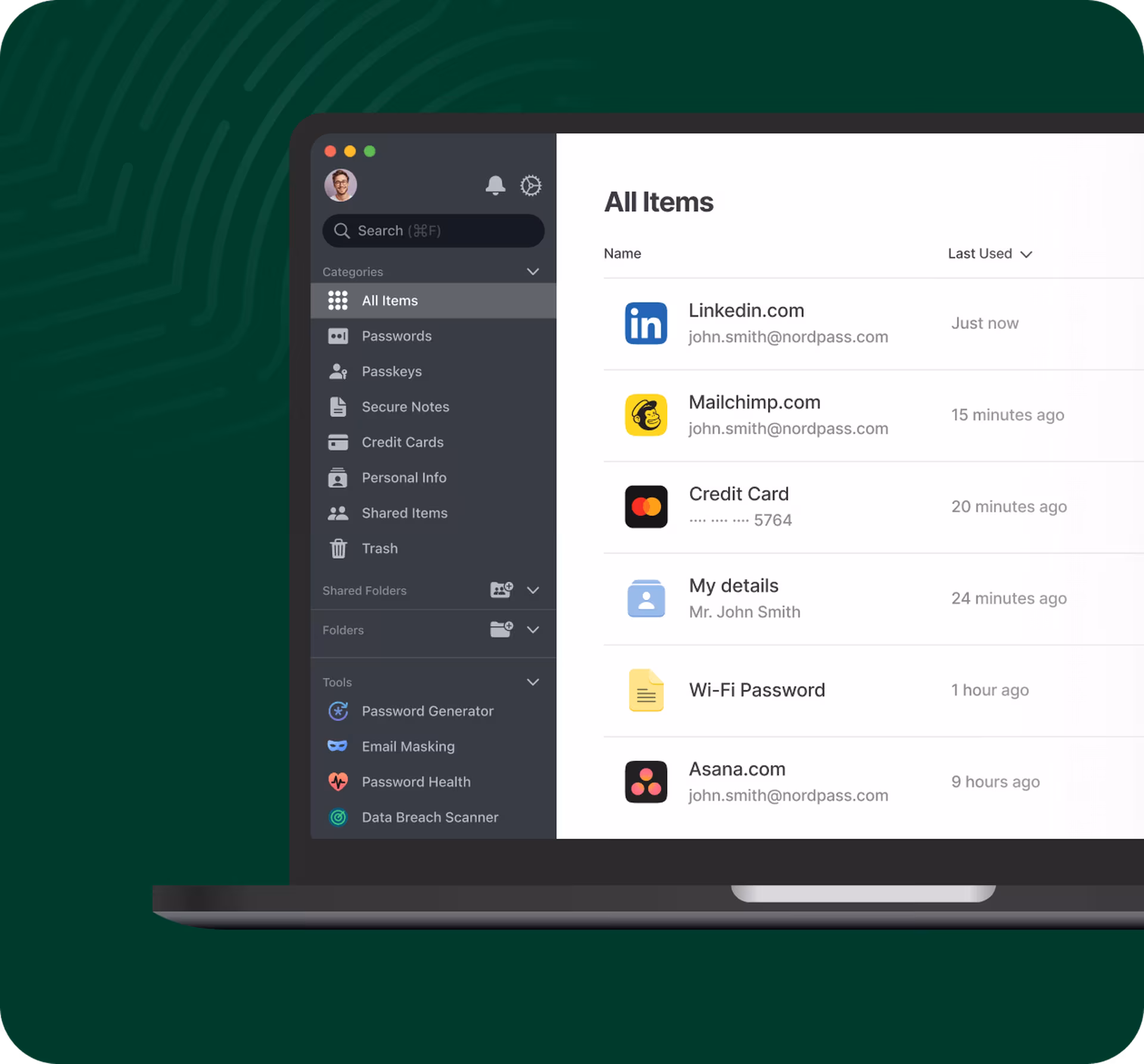 NordPass app